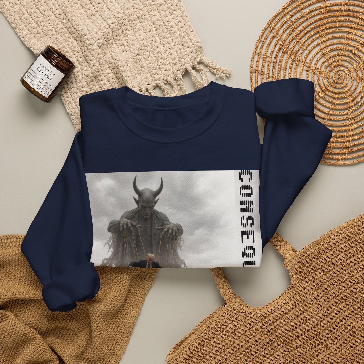 Consequences Have Votes Have Crewneck Sweatshirt — Political Dystopia Graphic Sweatshirt