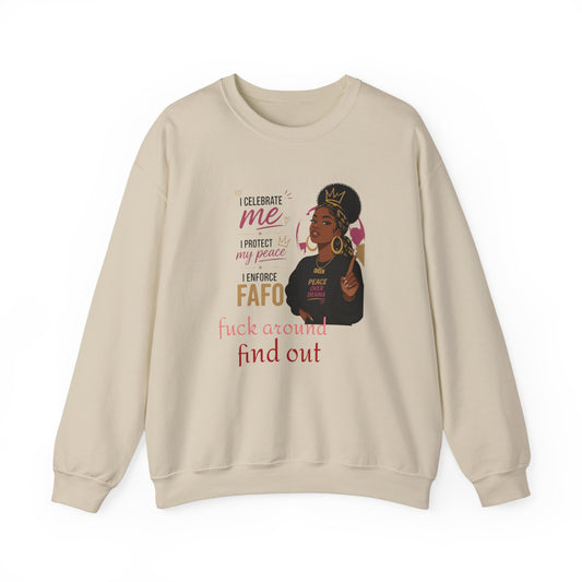 FAFO Society Crewneck Sweatshirt – "Fuck Around Find Out" Graphic