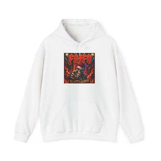Skull Flames Hoodie — Retro Red Devil Graphic Pullover