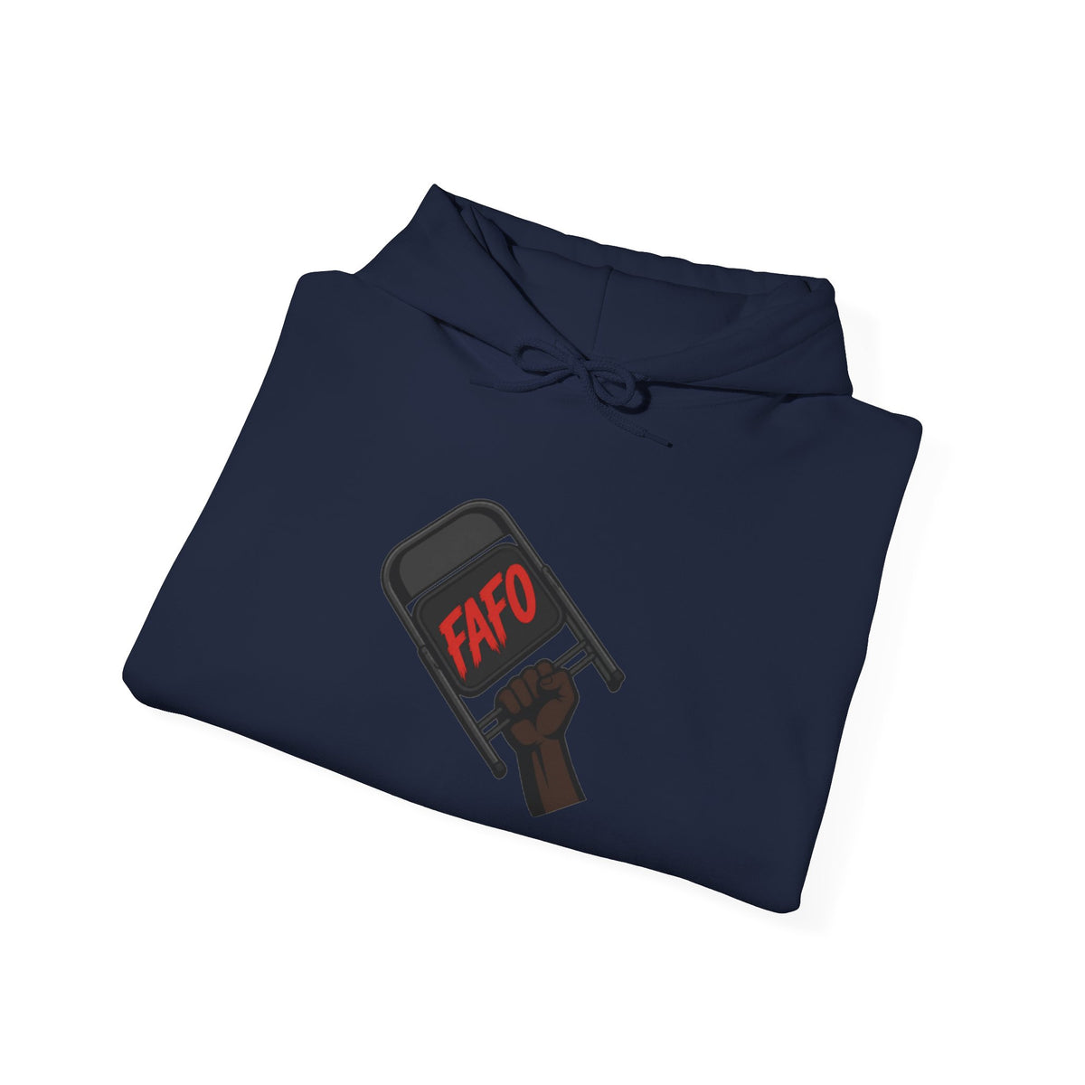 FAFO Protest Hoodie — Bold Graphic Hoodie with Raised Fist Sign