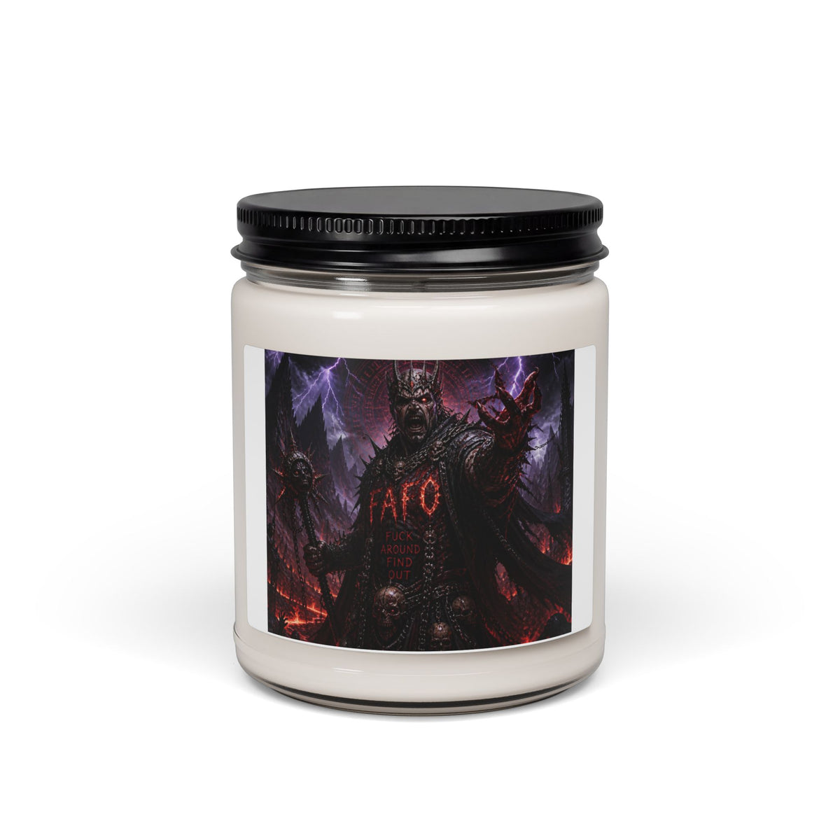 Viking Warrior Soy Candle — 9oz Scented Jar Candle