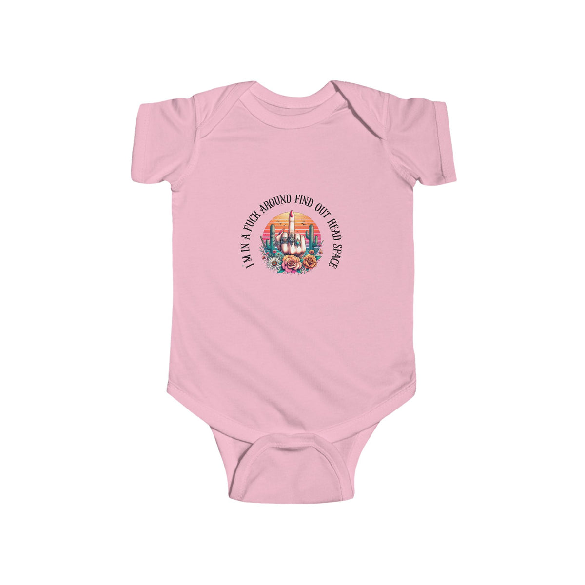 Infant Bodysuit — "Proud Member of the FAFO Society" Cute Baby Onesie with Vintage Camper Graphic