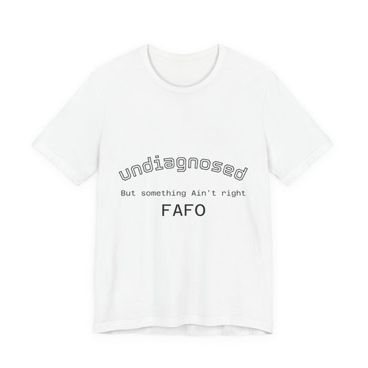 Undiagnosed Tee — Minimal Mental Health Awareness T-Shirt