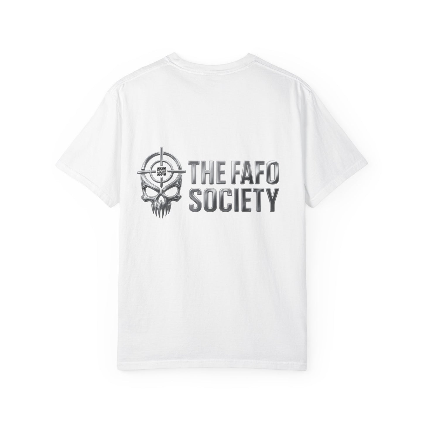 T-Shirt — Cute Dark Humor 'Not Being a Serial Killer' Graphic Tee (The FAFO Society Back)
