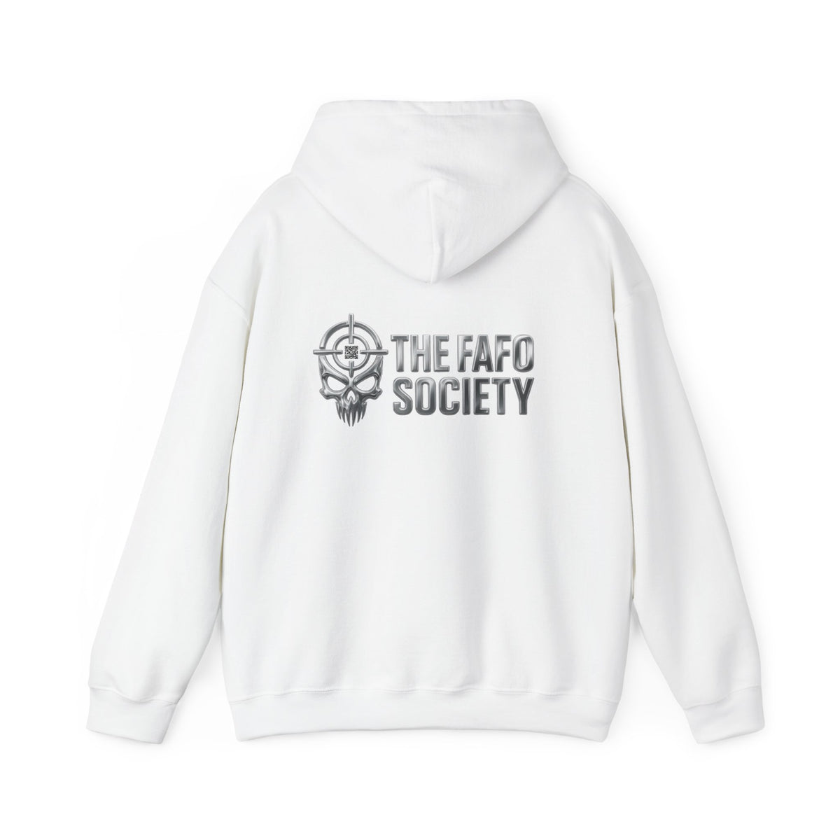 FAFO Society Hoodie — "God Bless Kick Rocks FAFO" Praying Hands Graphic
