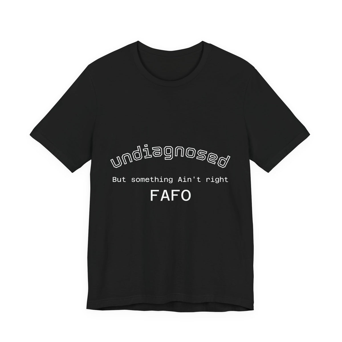 Undiagnosed Tee — Minimal Mental Health Awareness T-Shirt