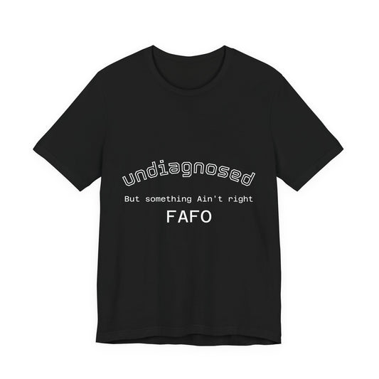 Undiagnosed Tee — Minimal Mental Health Awareness T-Shirt