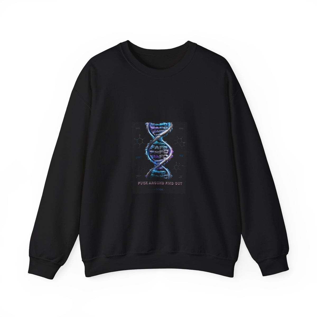 DNA Strand Graphic Sweatshirt — Paleo Ancestry Science Crewneck