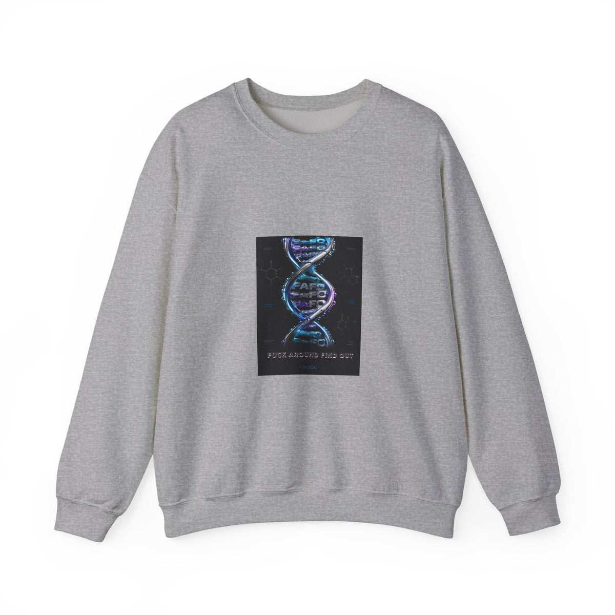 DNA Strand Graphic Sweatshirt — Paleo Ancestry Science Crewneck