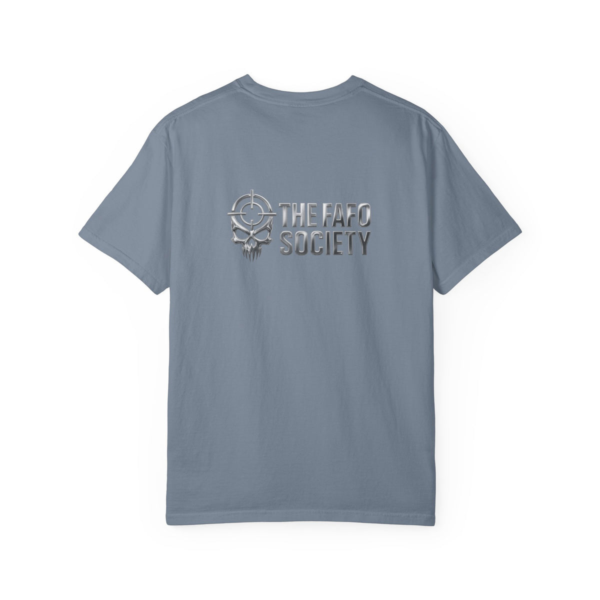 Dark Urban Noir T-Shirt — 'The Fafo Society' Skull Logo Tee