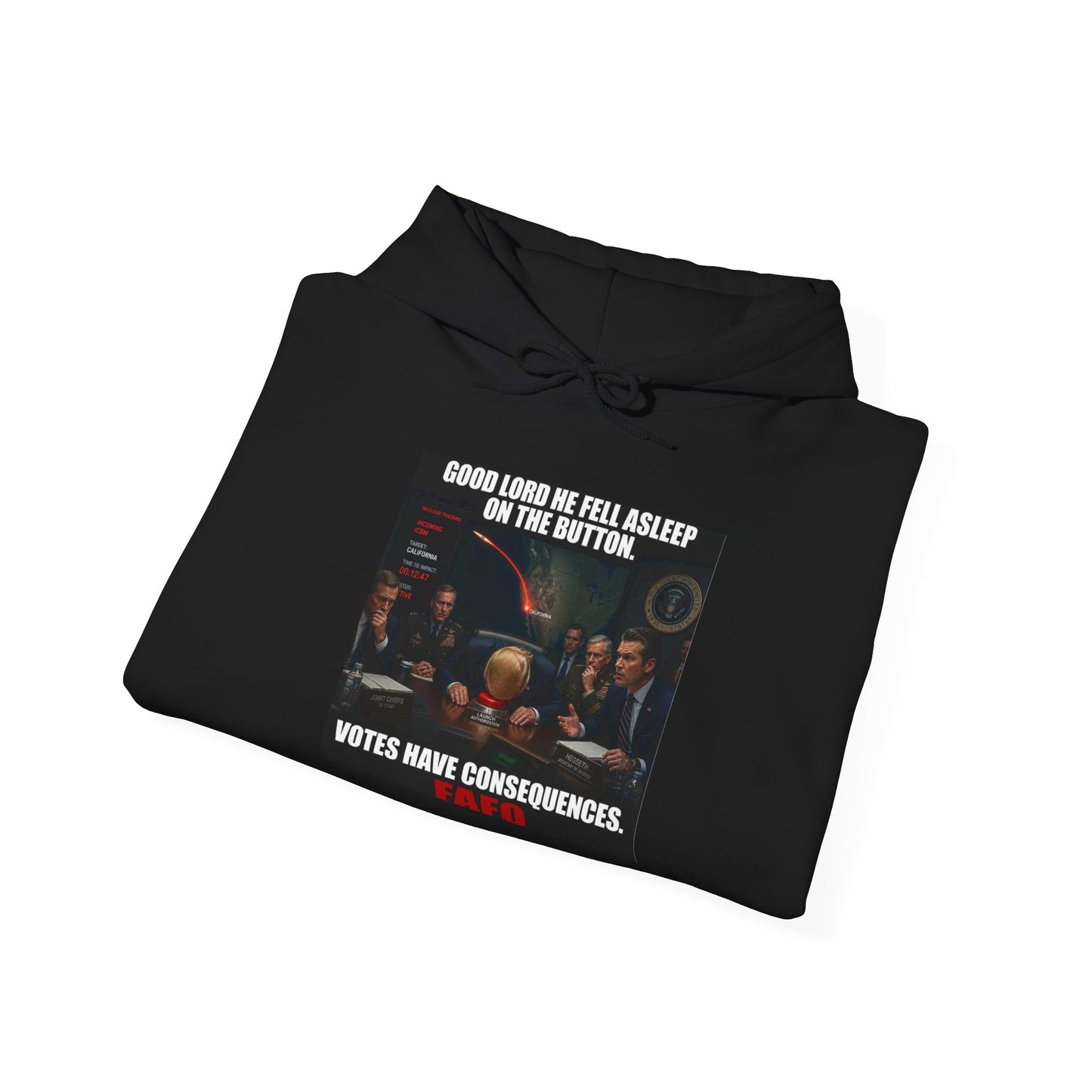 “Votes Have Consequences” Hoodie — Political Statement Pullover