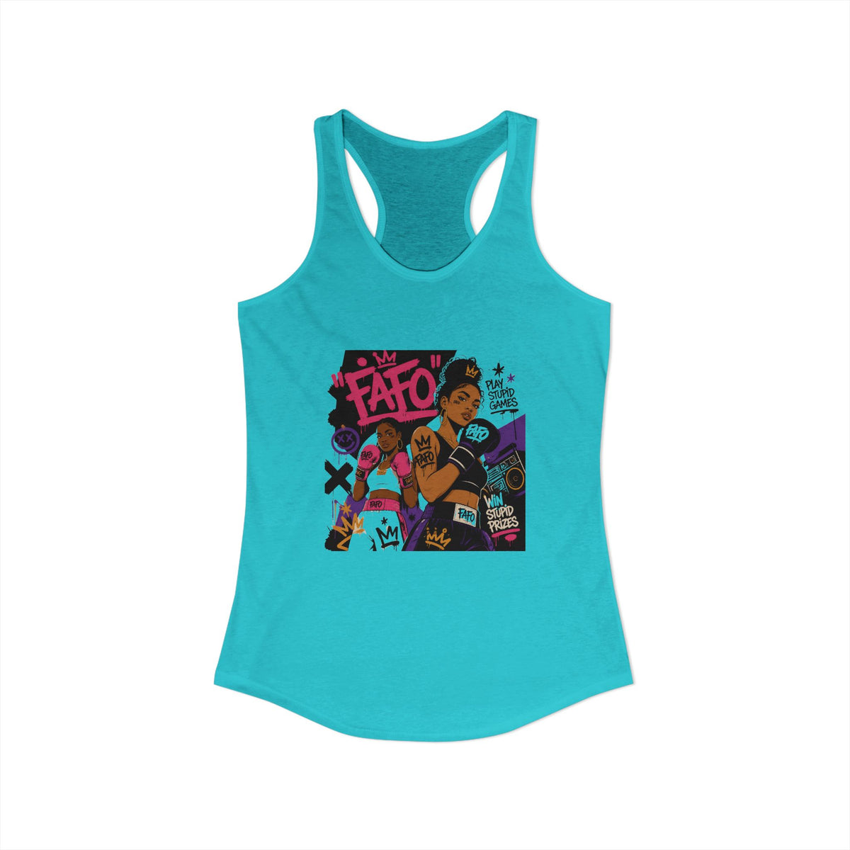 Women's sexy sassy FAFO Racerback Tank