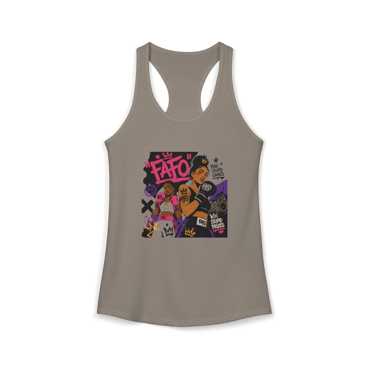 Women's sexy sassy FAFO Racerback Tank