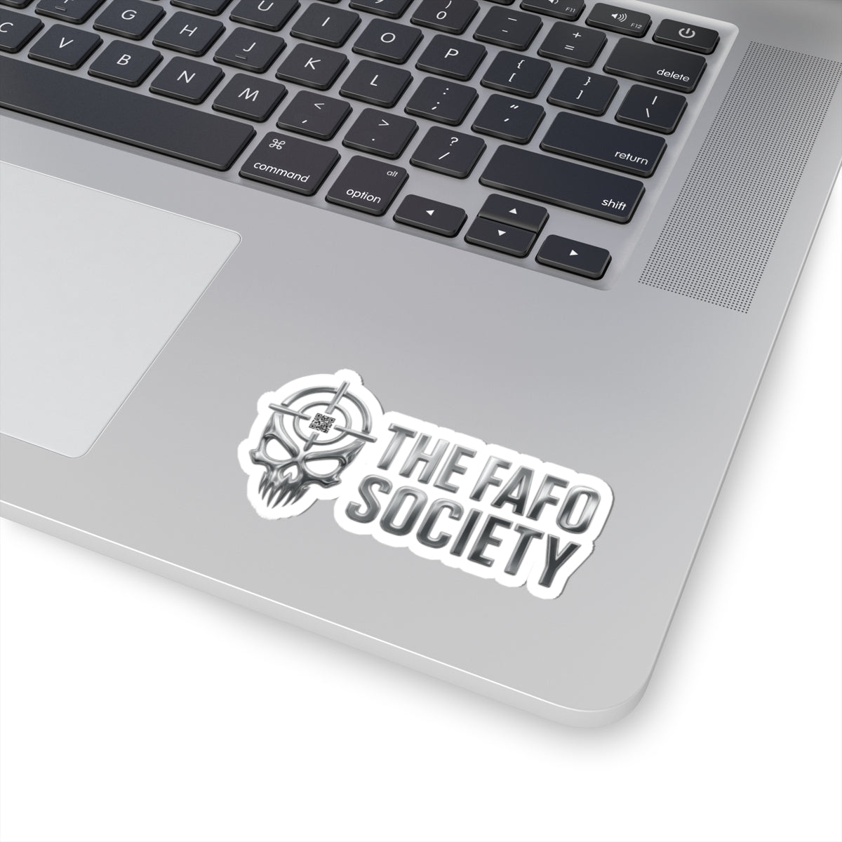 The FAFO Society Skull Logo Sticker — Kiss-Cut Vinyl Decal