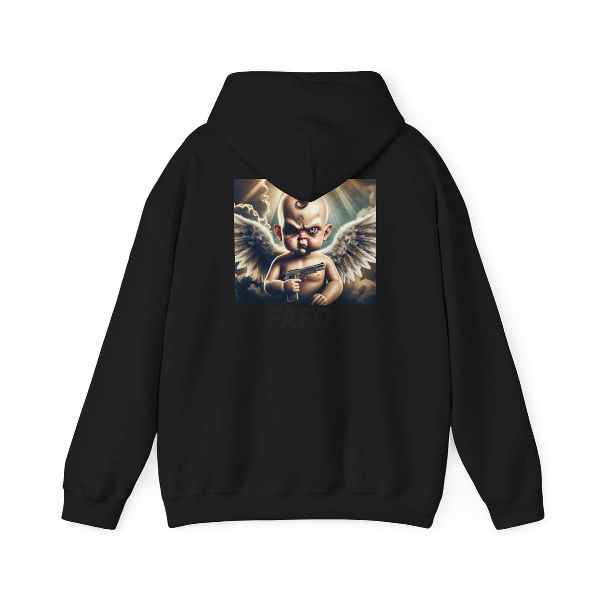 FAFO Society Hoodie — 'Proud Member of the FAFO Society' Angel Graphic Sweatshirt