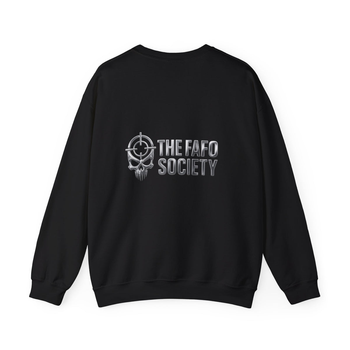 FAFO Raised Fist Chair Crewneck Sweatshirt — Bold Protest Graphic