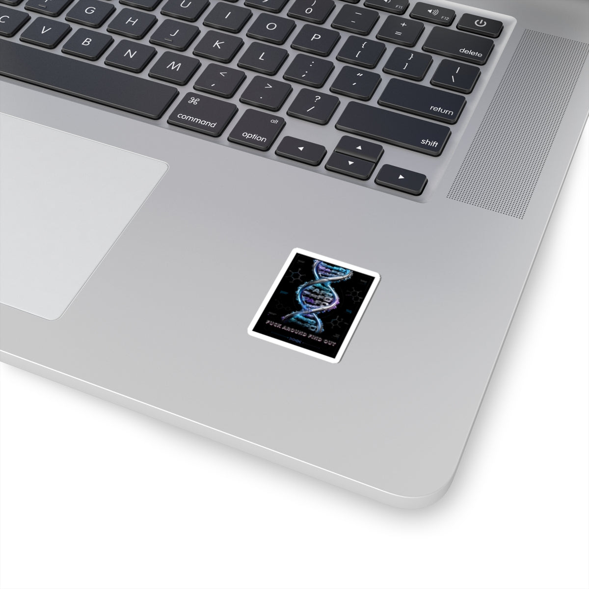 Kiss-Cut Sticker — Neon DNA "Fuck Around Find Out" Graphic