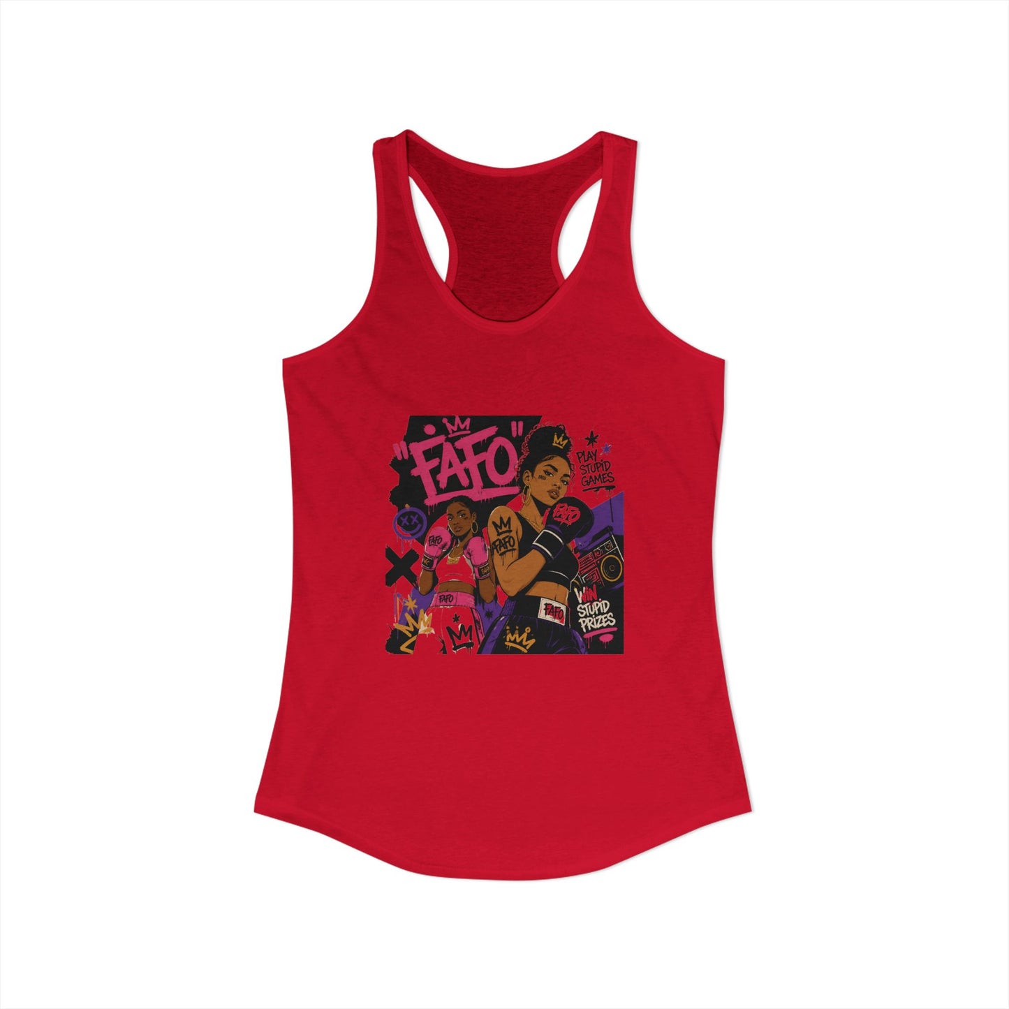 Women's sexy sassy FAFO Racerback Tank