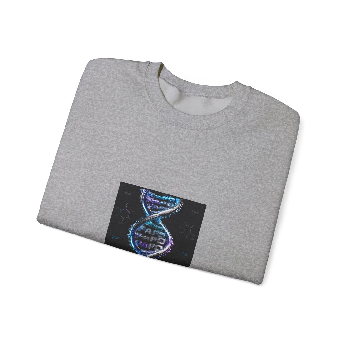 DNA Strand Graphic Sweatshirt — Paleo Ancestry Science Crewneck