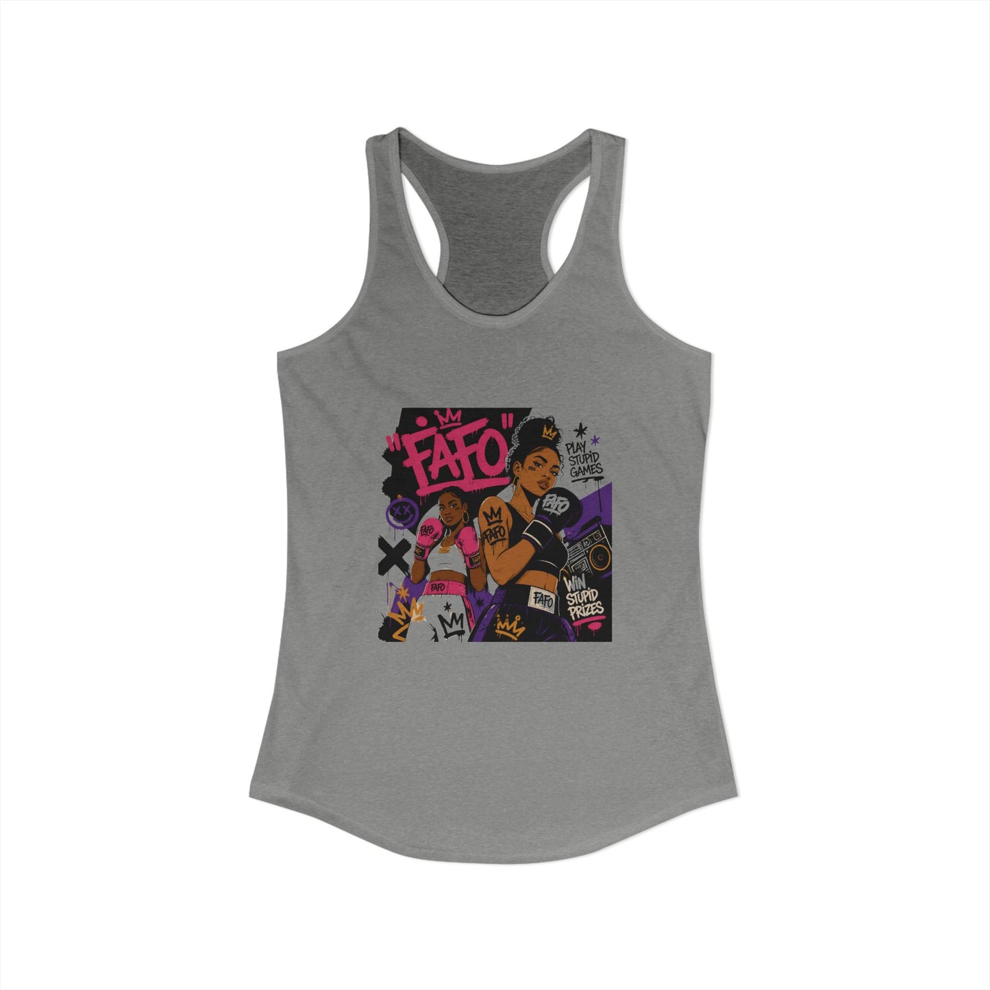 Women's sexy sassy FAFO Racerback Tank