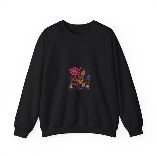 Street Art Crewneck Sweatshirt – 'Fate' Graphic