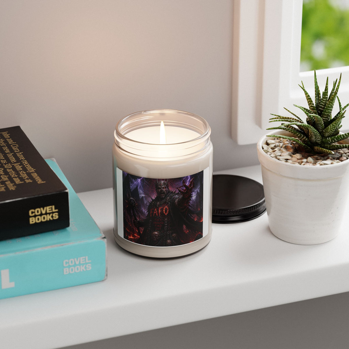 Viking Warrior Soy Candle — 9oz Scented Jar Candle