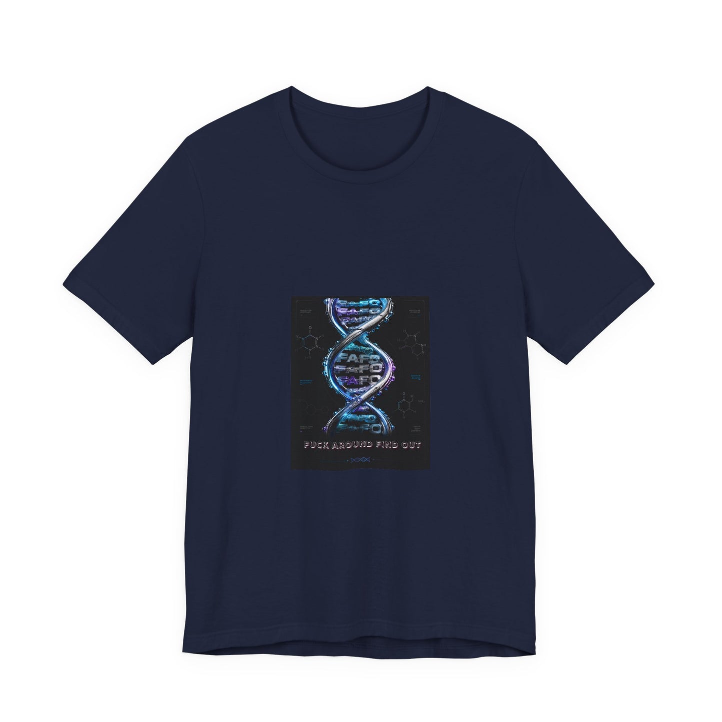 DNA Graphic Tee — "Find Another Way Out" Sci‑Fi Inspired Shirt