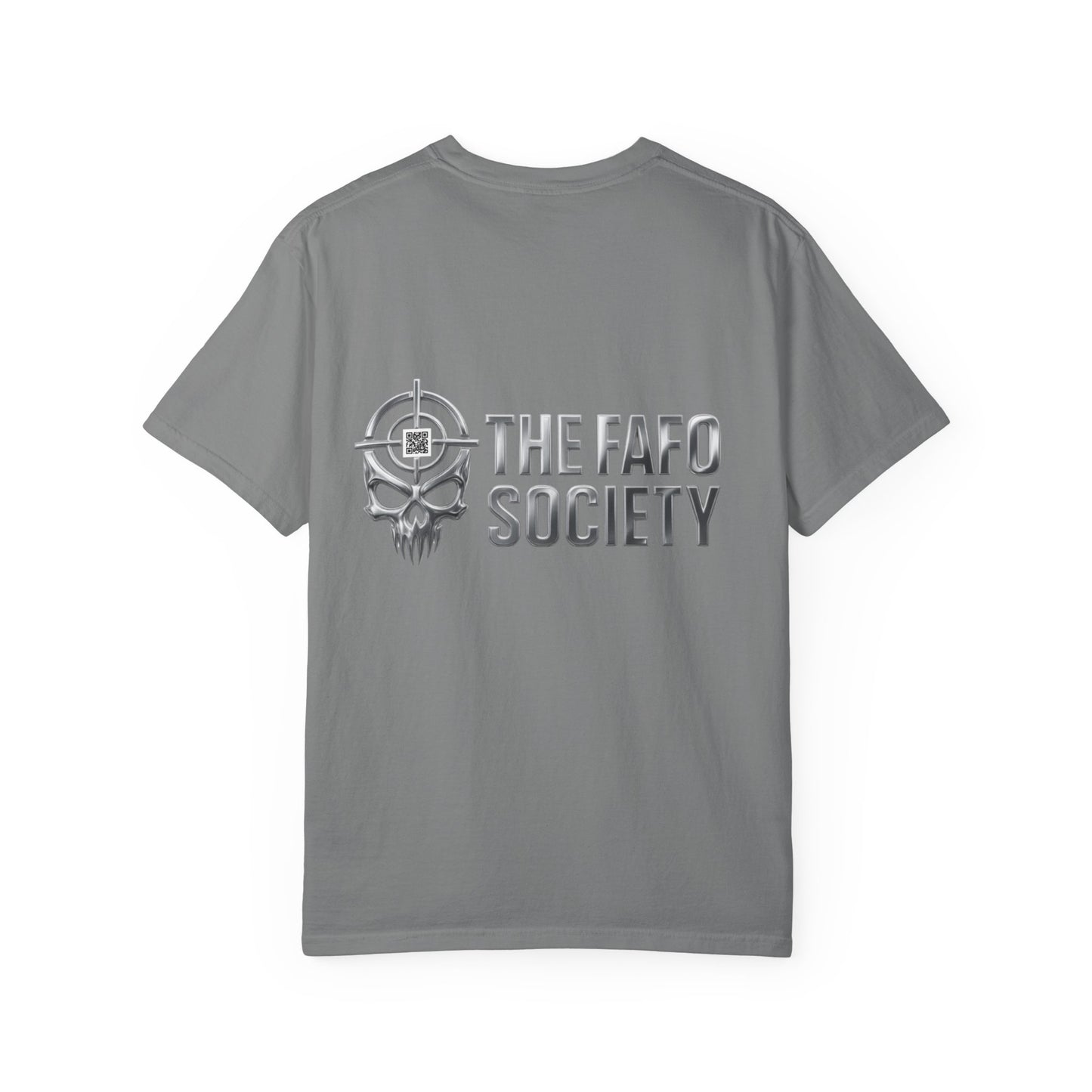 T-Shirt — Cute Dark Humor 'Not Being a Serial Killer' Graphic Tee (The FAFO Society Back)