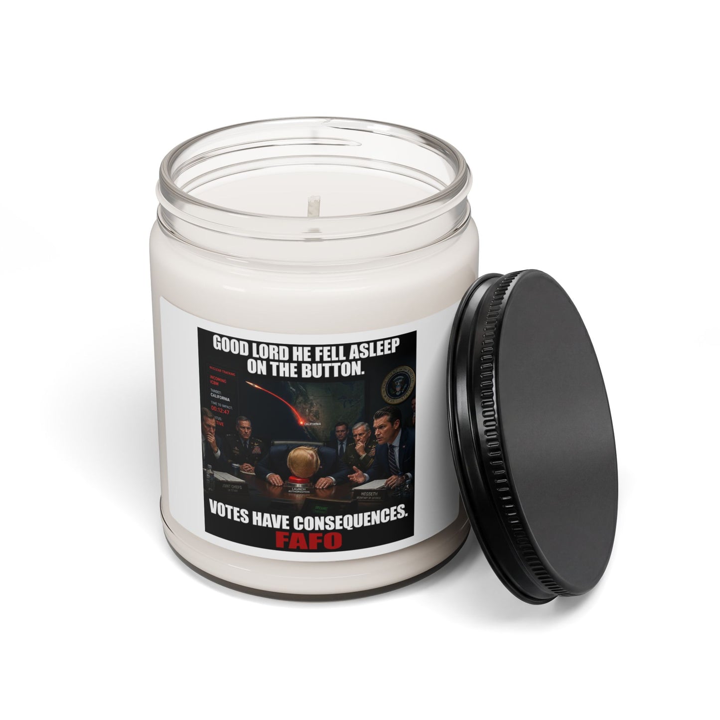 Soy Candle — "Votes Have Consequences" Political Novelty Candle (9 oz)