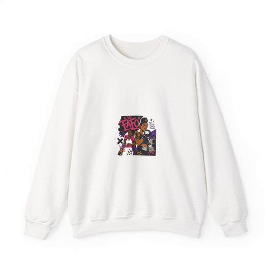Street Art Crewneck Sweatshirt – 'Fate' Graphic