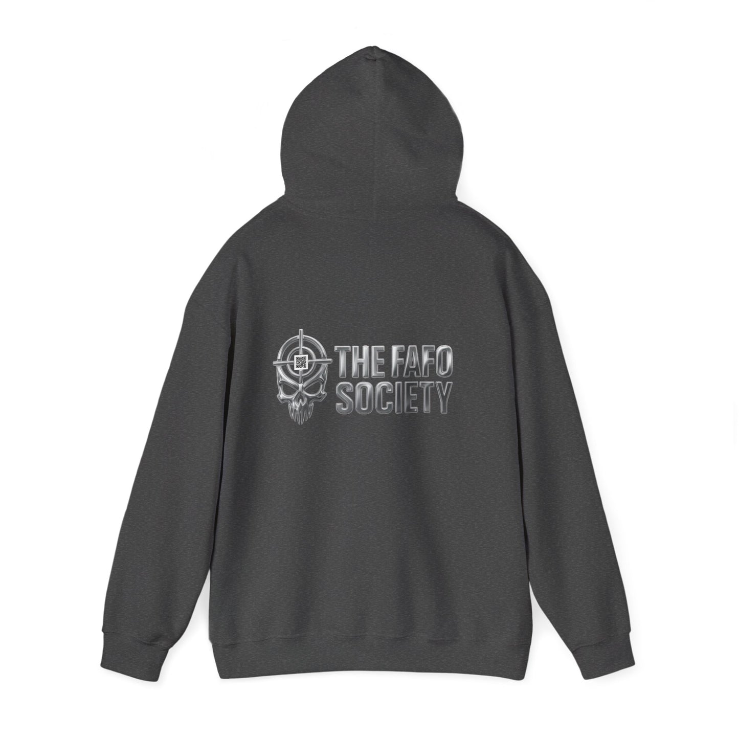 FAFO Society Hoodie — "God Bless Kick Rocks FAFO" Praying Hands Graphic
