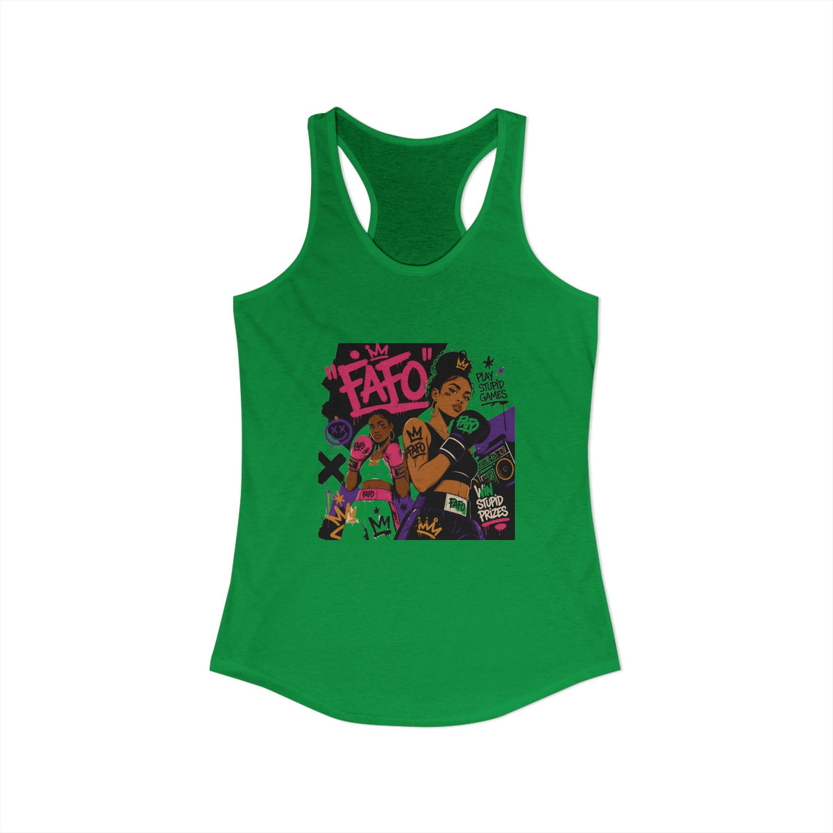 Women's sexy sassy FAFO Racerback Tank