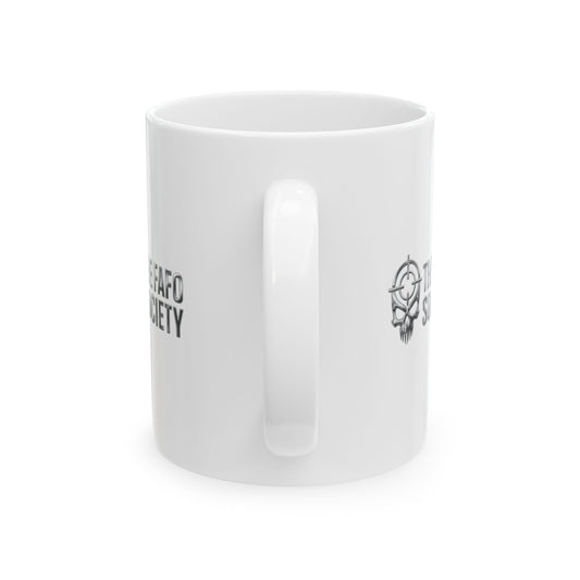 Horror Clown Ceramic Mug — 'FAFO' Creepy Carnival Coffee Cup (11oz/15oz)