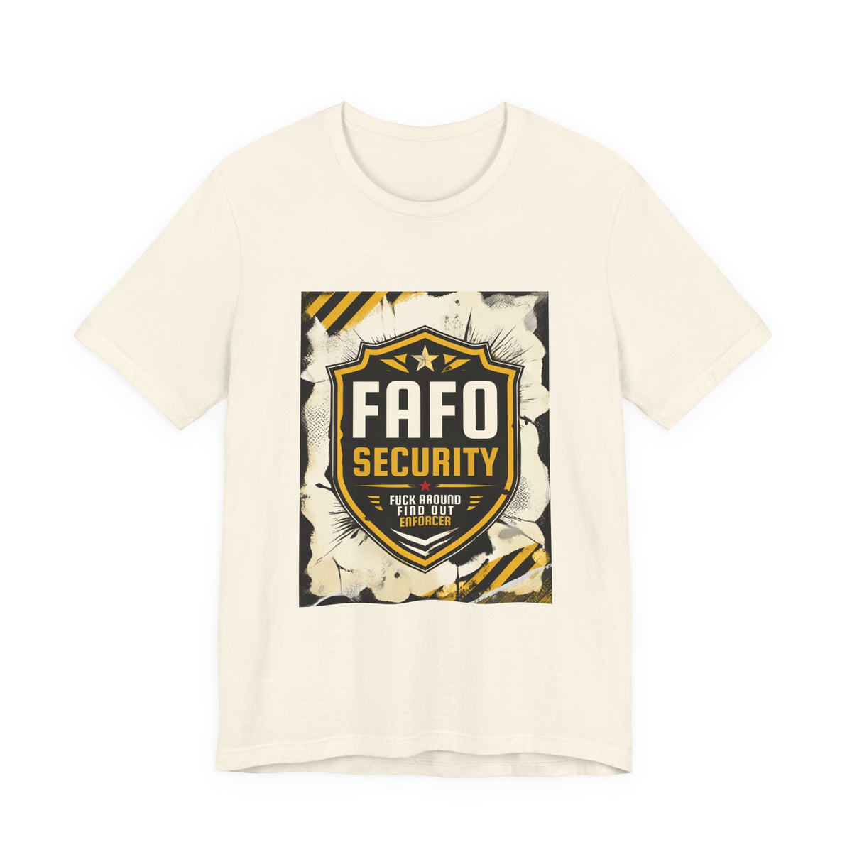 FAFO Security Shield T-Shirt – Funny Protective Badge Tee