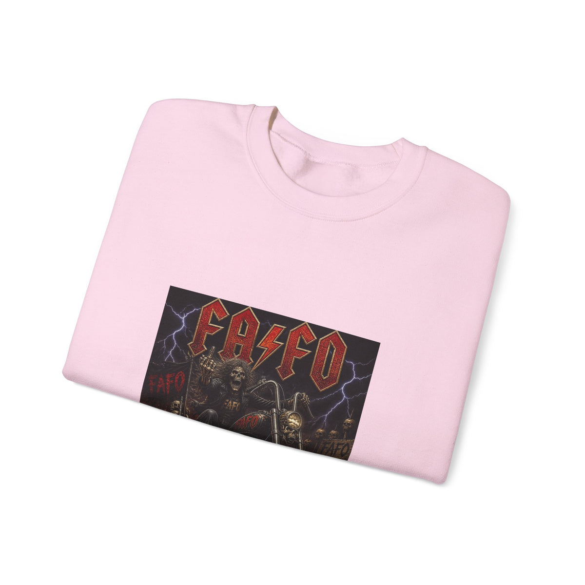 FAFO Society Biker Crewneck Sweatshirt