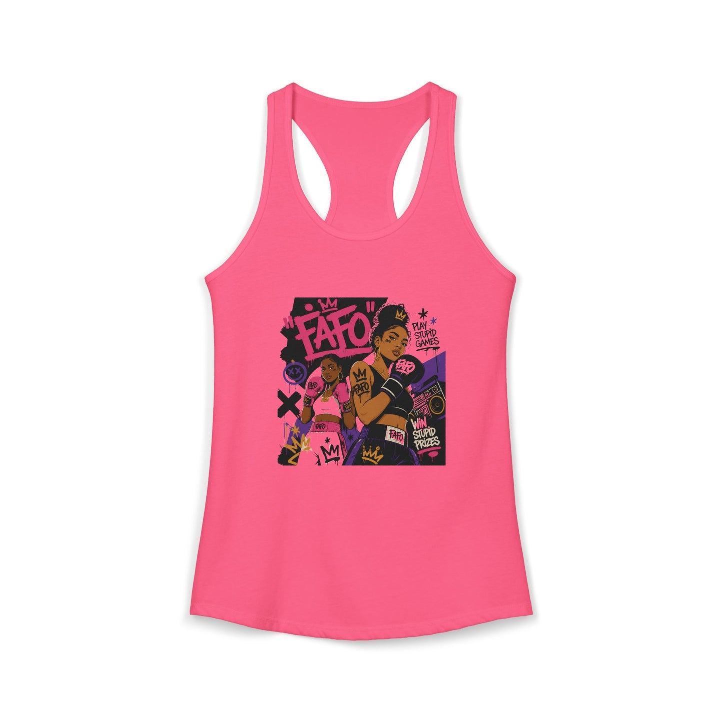 Women's sexy sassy FAFO Racerback Tank