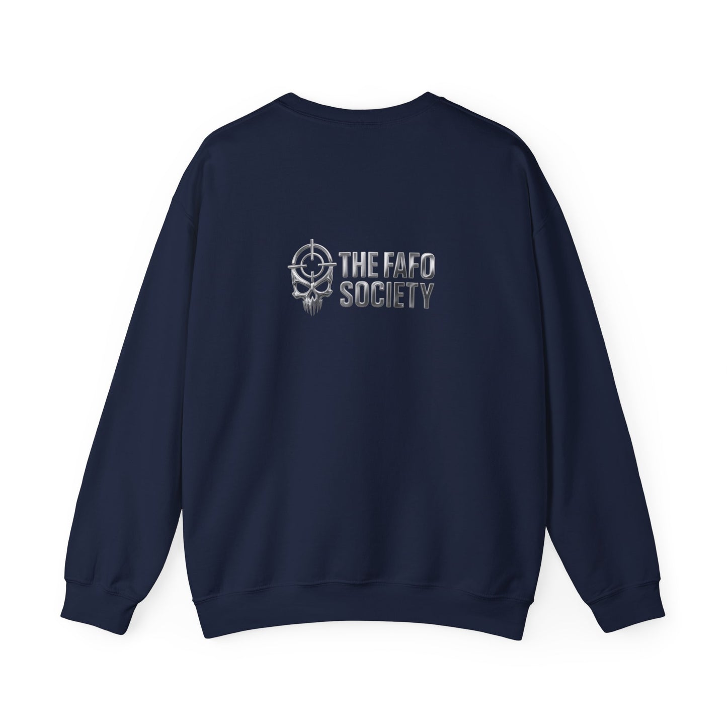 Crewneck Sweatshirt — The Fafc Society Gothic Harley-Style Art Pullover