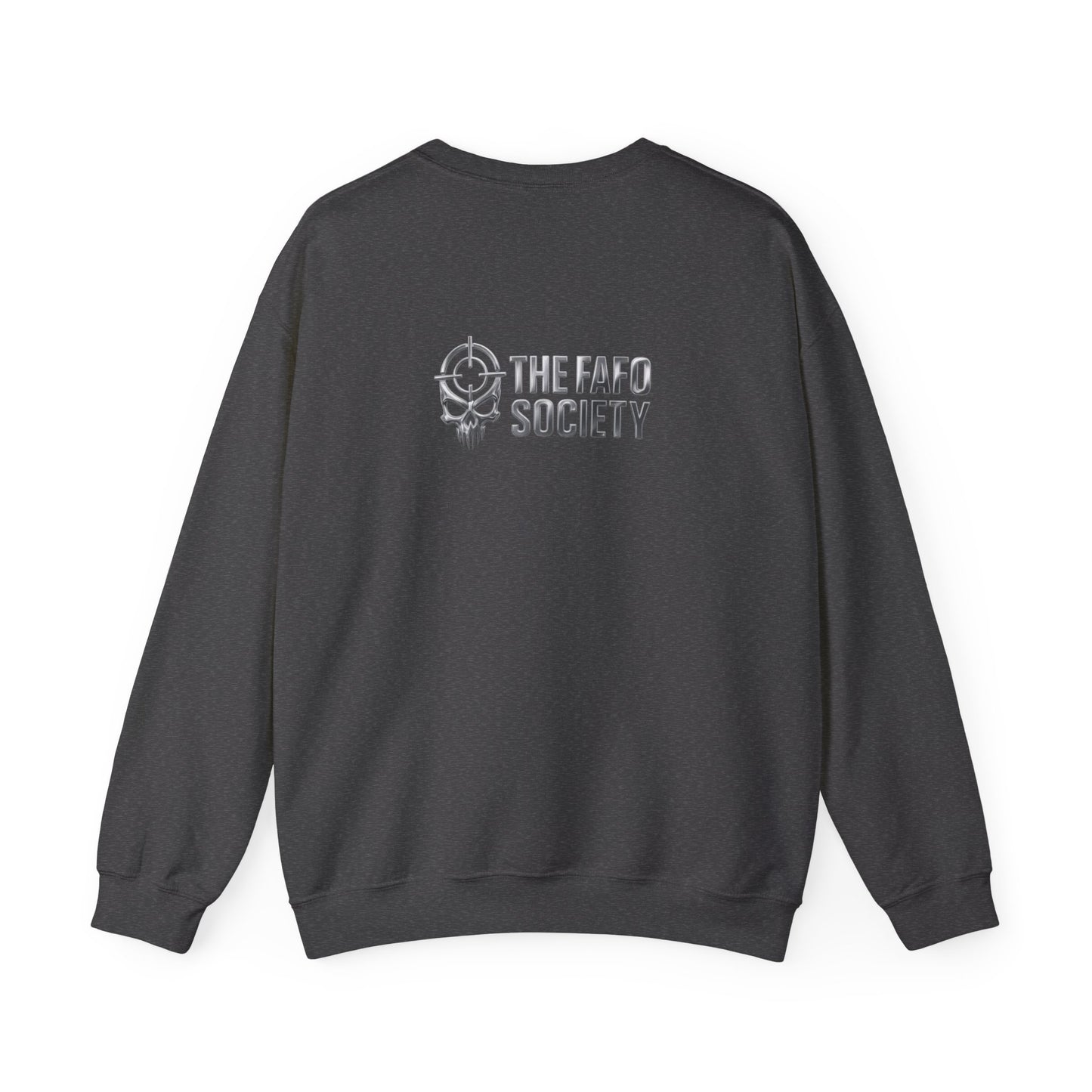 Creepy Clown "FAFO" Crewneck Sweatshirt — The FAFO Society Graphic