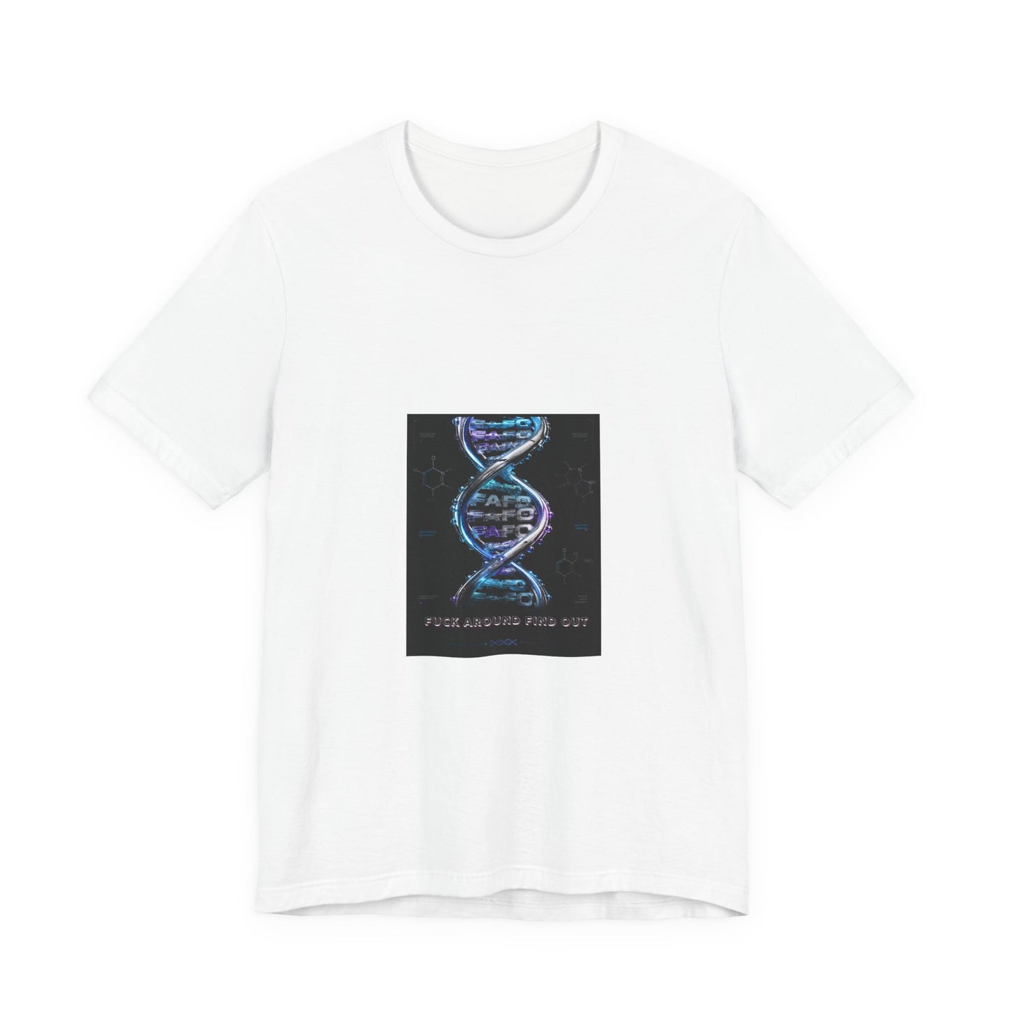 DNA Graphic Tee — "Find Another Way Out" Sci‑Fi Inspired Shirt