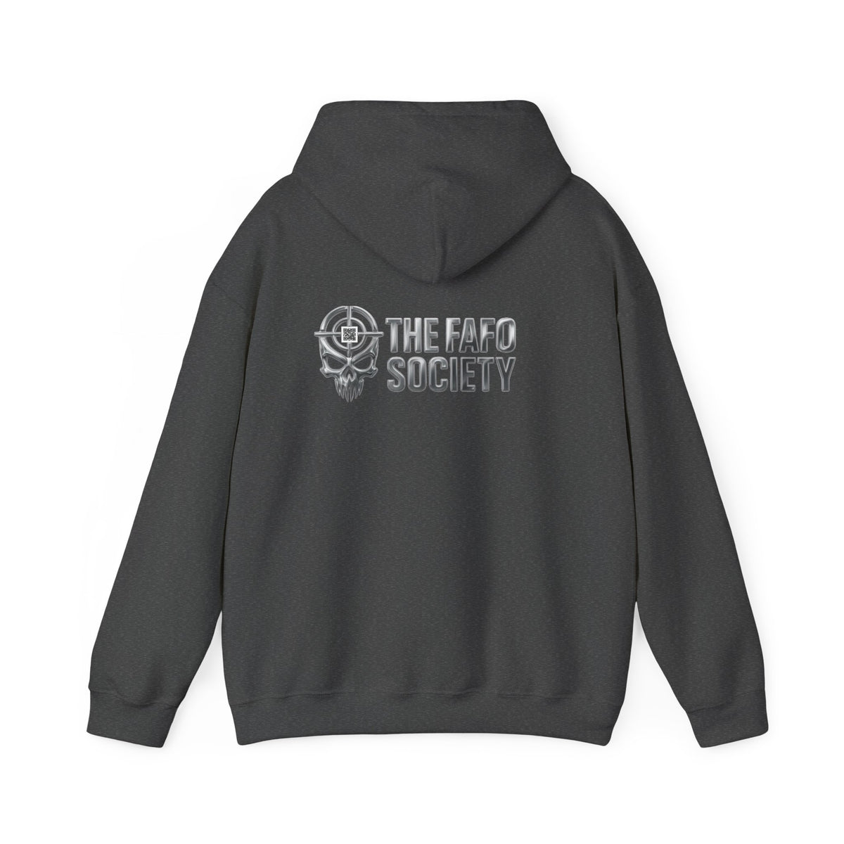 Cozy Crew Crown Hoodie – 'FAFO' Small Chest Graphic