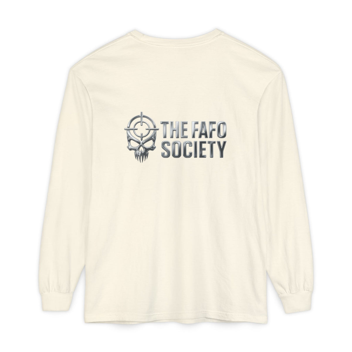 Long Sleeve T-Shirt — 'He Who Fucks Around Finds Out' Phoenix Design (Proud Member of the FAFO Society)
