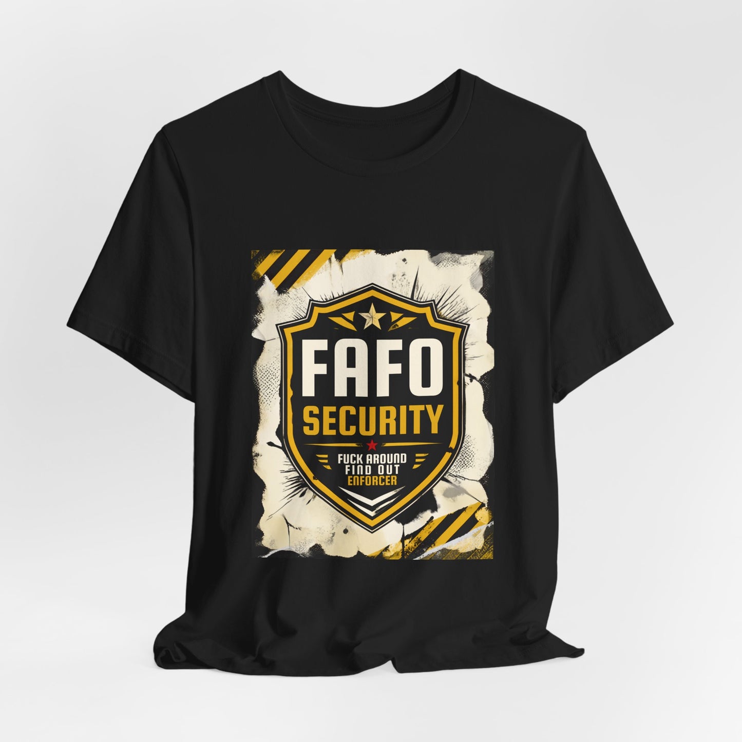 FAFO Security Shield T-Shirt – Funny Protective Badge Tee