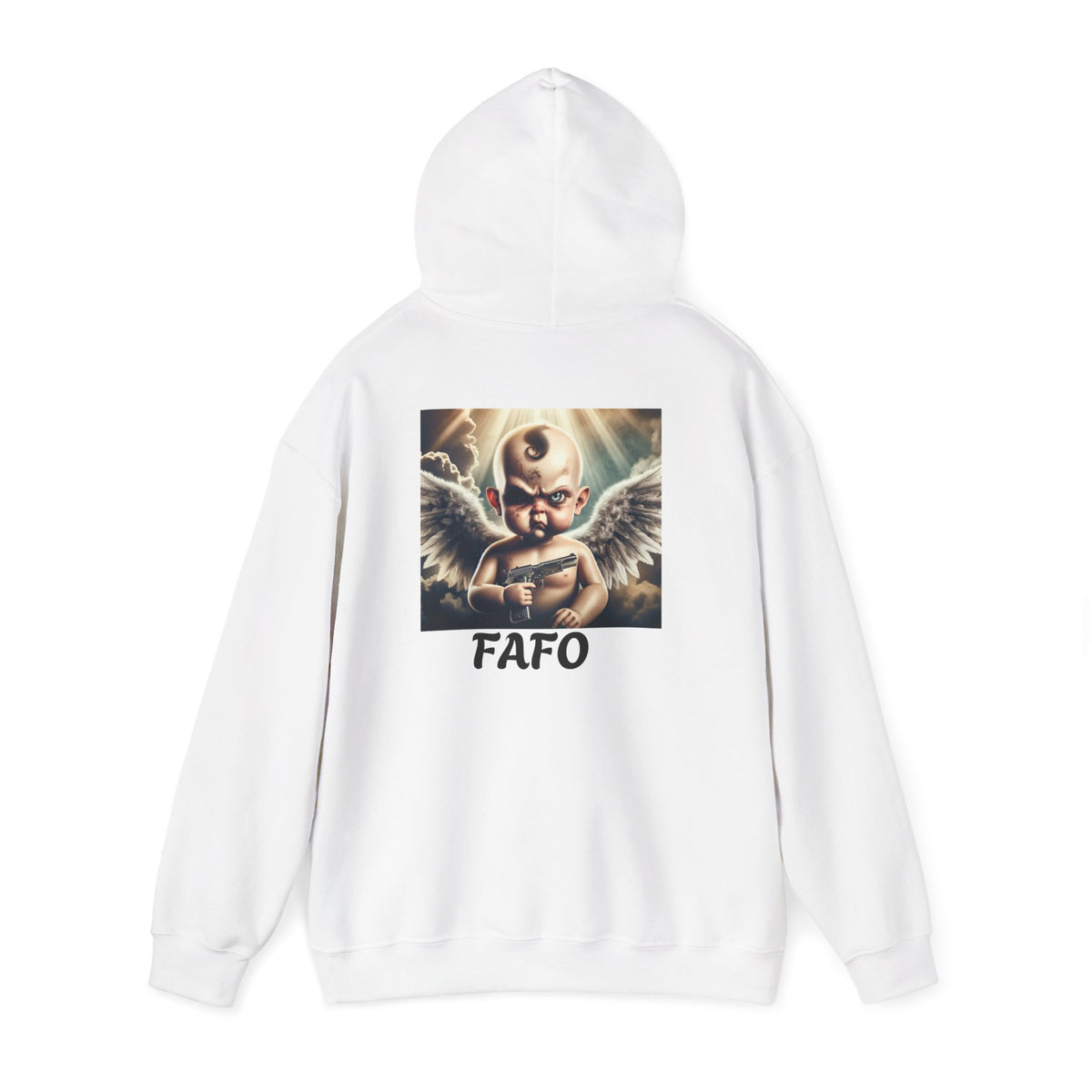 FAFO Society Hoodie — 'Proud Member of the FAFO Society' Angel Graphic Sweatshirt