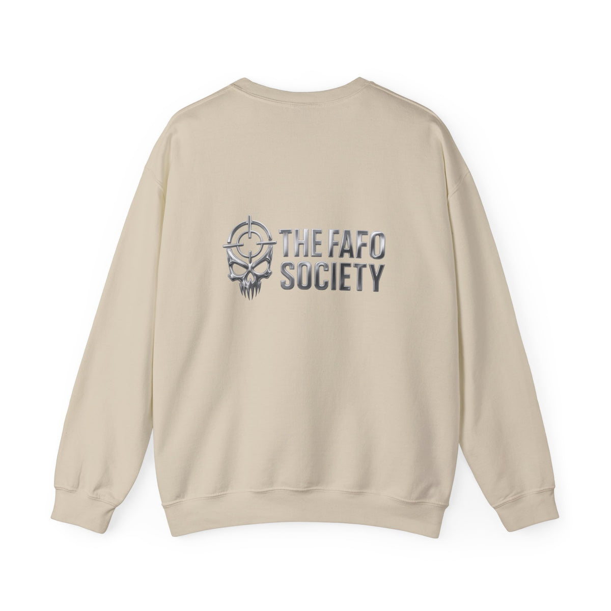 Crewneck Sweatshirt — “Good Lord He Fell Asleep on the Button” Political Meme Design