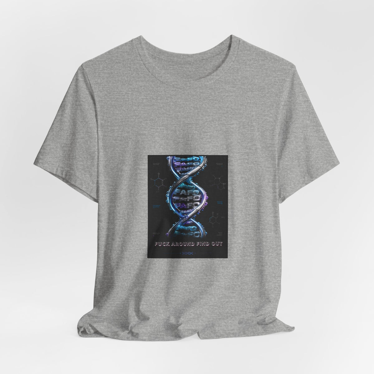 DNA Graphic Tee — "Find Another Way Out" Sci‑Fi Inspired Shirt