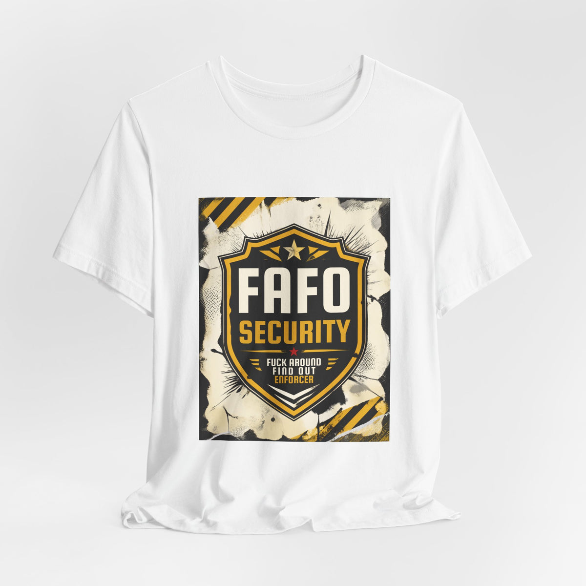 FAFO Security Shield T-Shirt – Funny Protective Badge Tee