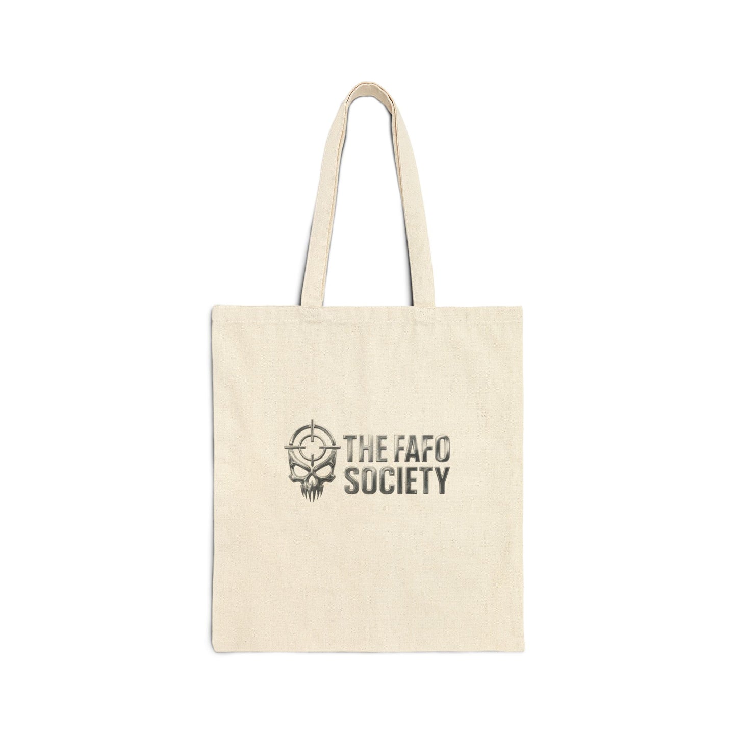 Demon Slayer Graphic Tote Bag - 'FATU' Heavy Metal Artwork Canvas Shopper
