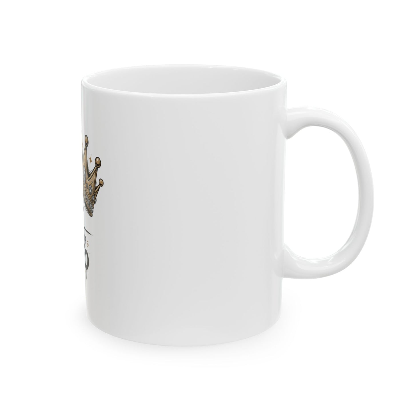 Ceramic Mug - "King of My Castle, Guardian of Faf0" Crown Graphic