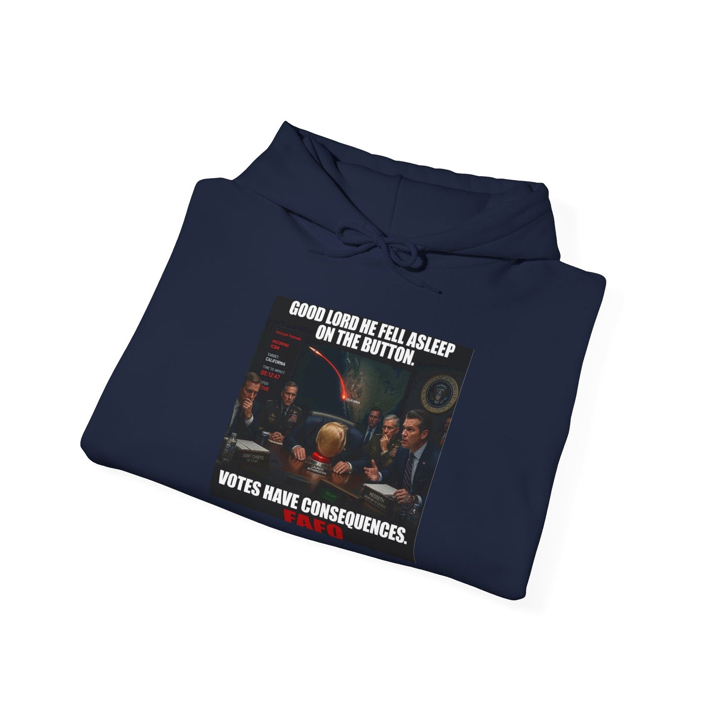 “Votes Have Consequences” Hoodie — Political Statement Pullover