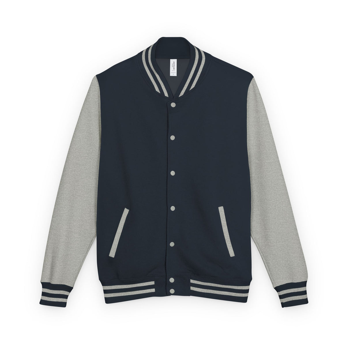 Letterman Jacket — Retro Graphic Back Patch